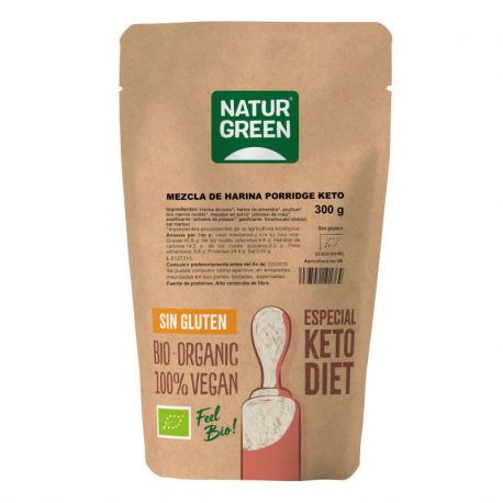 NaturGreen Mezcla Porridge keto 300 g Bio