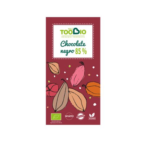 TOOBIO CHOCOLATE NEGRO 85% 100 G