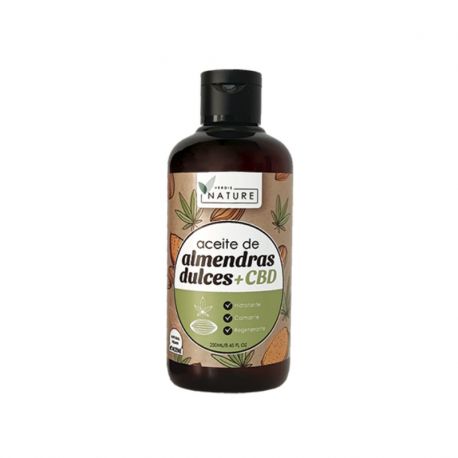 VERDIS NATURE ACEITE ALMENDRAS DULCES CON CBD 250 ML