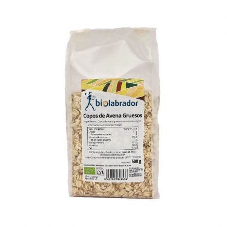 BIOLABRADOR COPOS DE AVENA GRUESOS 500 G