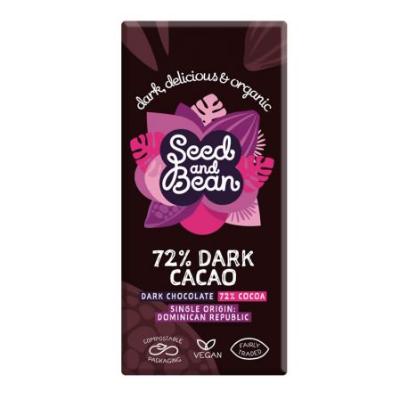 SEED&BEAN CHOCOLATE NEGRO 72% 75 G