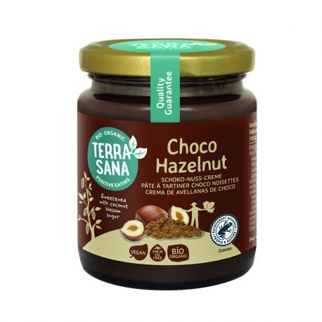 TerraSana Crema de cacao y avellana 250g