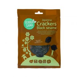 TerraSana Crackers de arroz integral con sésamo negro 60g