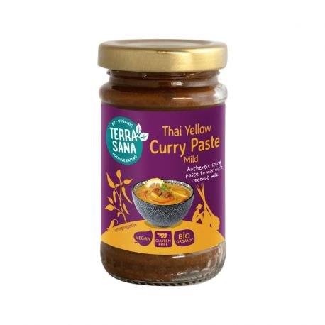 TerraSana Pasta de curry amarillo tailandes 120 g