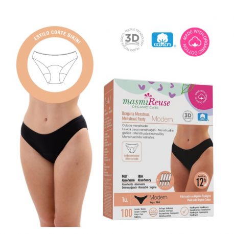 MASMI BRAGUITA MENSTRUAL MODERN TALLA S