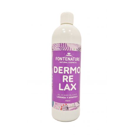 FONTENATURE GEL BAÑO DERMORELAX LAVANDA Y AMAPOLA 750 ML