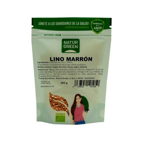 NATURGREEN LINO MARRON BIO 250 G