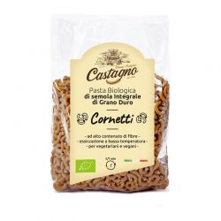 CASTAGNO CORNETTI DE TRIGO INTEGRAL 500 G