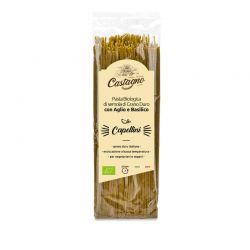 CASTAGNO CAPELLINI DE TRIGO CON ALBAHACA Y AJO 500 G