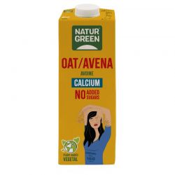 NaturGreen Bebida de avena con calcio Bio 1 L