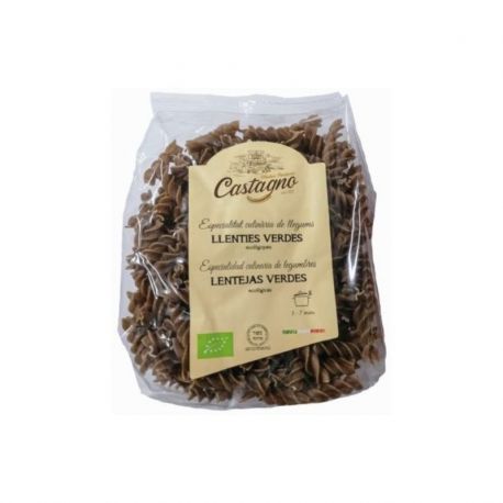 CASTAGNO ESPIRALES DE LENTEJAS VERDES 250 G