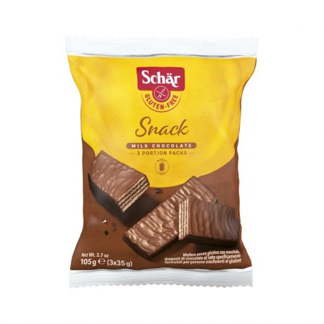 SCHAR SNACK-TRES BARQUILLOS DE CHOCOLATE 105 G