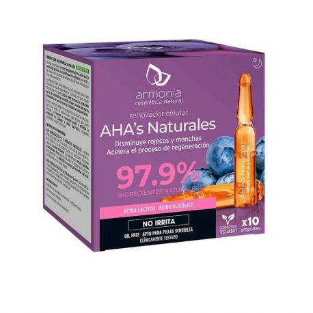 ARMONIA AMPOLLAS AHA'S NATURALES 10X2 ML