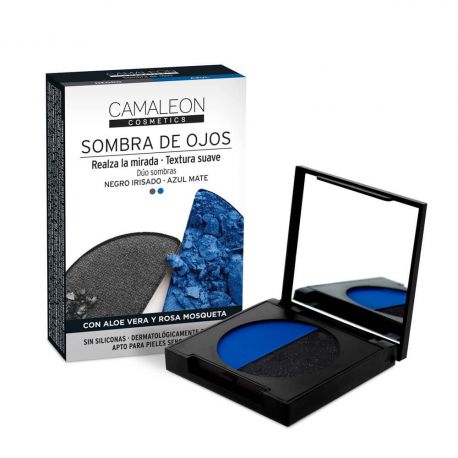 CAMALEON SOMBRAS DE OJOS NEGRO - AZUL