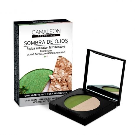 CAMALEON SOMBRAS DE OJOS VERDE  - BEIGE