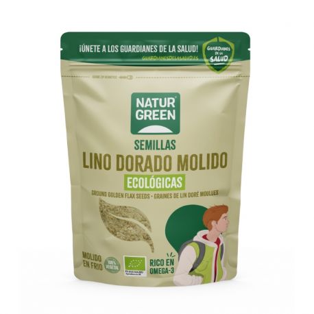 NATURGREEN B. SEMILLAS DE LINO DORADO MOLIDO BIO 150g