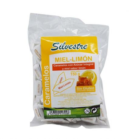 SILVESTRE CARAMELOS INTEG. MIEL LIMON 150 G