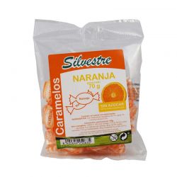 SILVESTRE CARAMELOS S/A NARANJA 70 G