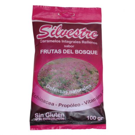 SILVESTRE CARAMELOS RELLENOS FRUTAS BOSQUE 100 G