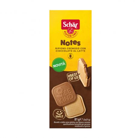 SCHAR NOTES RELLENAS DE CHOCOLATE 81 G