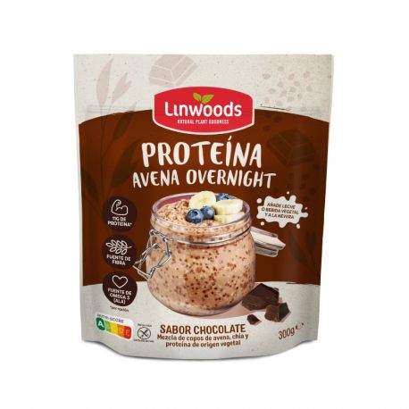 LINWOODS AVENA OVERNIGHT PROTEINA CHOCOLATE 300 GR