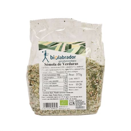 BIOLABRADOR SEMOLA DE VERDURAS 375 G