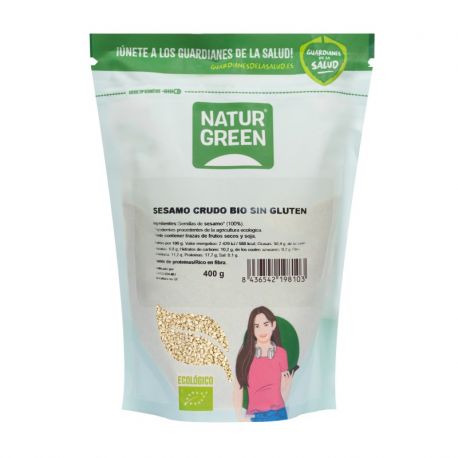 NATURGREEN SESAMO CRUDO BIO 450 G