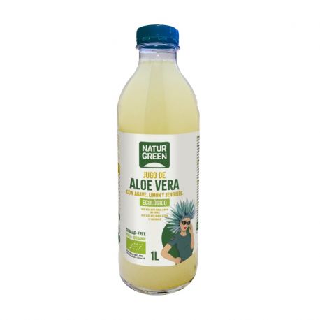 NaturGreen Aloe vera limon y jengibre 1 L