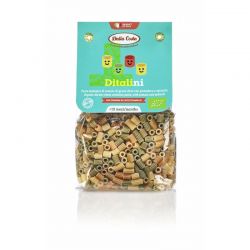 DALLA COSTA DITALINI BABY TRICOLOR CON TOMATE Y ESPINACAS Y VIT B1 250 GR