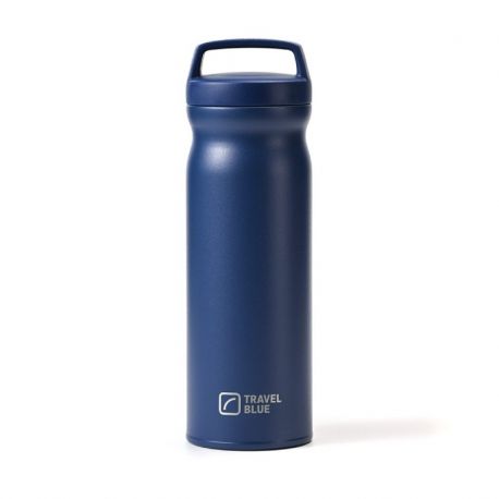 TRAVEL BLUE BOTELLA REUTILIZABLE AZUL 500 ML