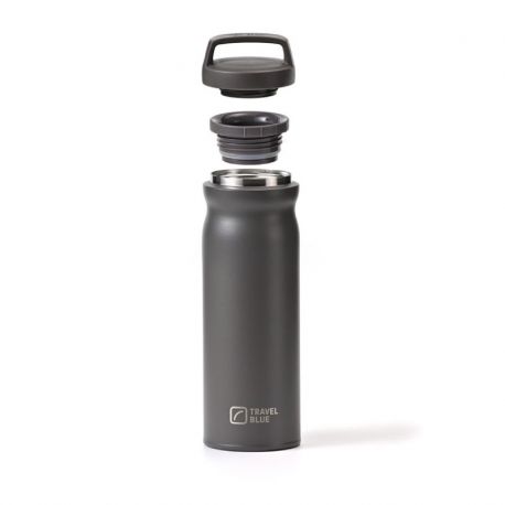 TRAVEL BLUE BOTELLA REUTILIZABLE GRIS 500 ML