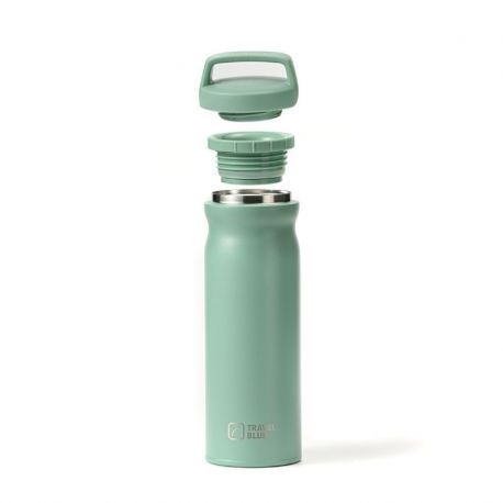 TRAVEL BLUE BOTELLA REUTILIZABLE VERDE 500 ML
