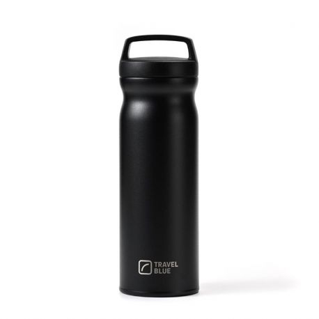TRAVEL BLUE BOTELLA REUTILIZABLE NEGRA 500 ML
