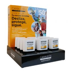 CAMALEON EXPOSITOR STICK SOLAR SPF50+ 12 UDS