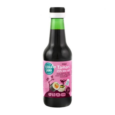 TerraSana Tamari Mild (sin gluten)25% menos sal 250ml