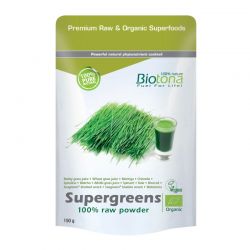 BIOTONA RAW POWDER SUPERGREENS 150 GR