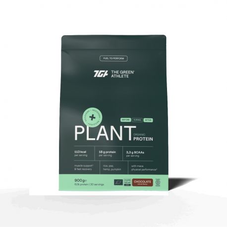 THE GREEN ATHLETE PLANT PROTEIN CHOCOLATE 900 G