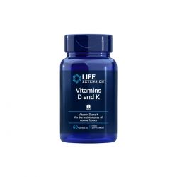 LIFE EXTENSION VITAMINS D AND K 60 CAPS