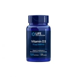 LIFE EXTENSION VITAMINS D3 3.000 IU 120 PERLAS