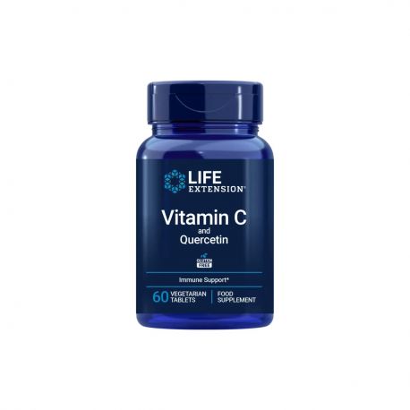 LIFE EXTENSION VITAMIN C AND QUERCETIN PHYTOSOME 60 CAPS.