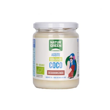NATURGREEN ACEITE DE COCO DESODORIZADO BIO 430 ML / 400 G