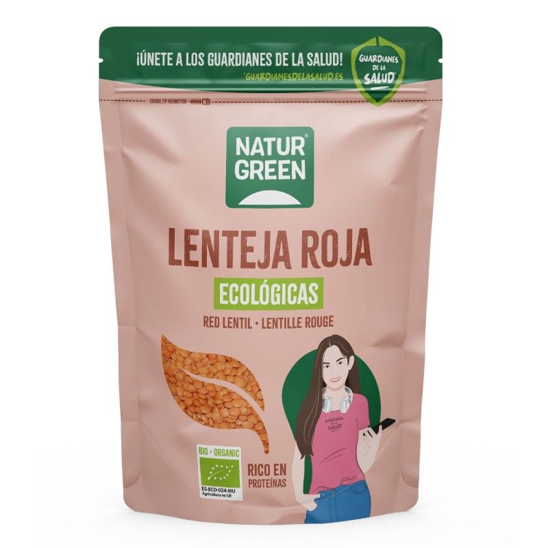 NATURGREEN LENTEJA ROJA BIO 500 G NATURGREEN LENTEJA ROJA BIO 500 G