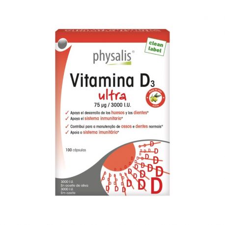 PHYSALIS VITAMINA D3 ULTRA 100 CAPS