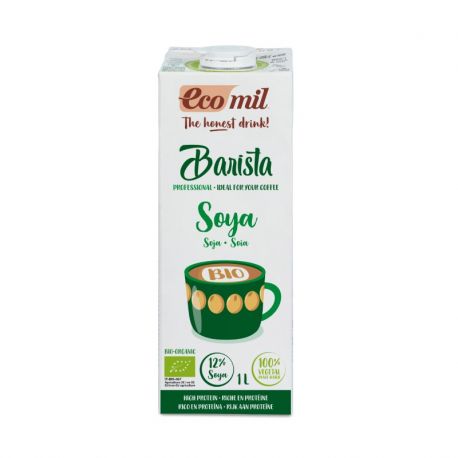 EcoMil Bebida de Soja Barista Low sugars Bio 1 L