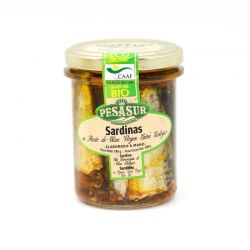 PESASUR SARDINAS 3/4 PIEZAS (TARRO CRISTAL) 195 GR