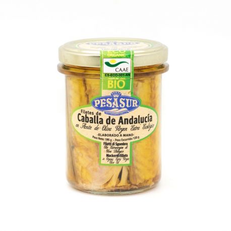 PESASUR FILETES DE CABALLA DE ANDALUCIA (TARRO CRISTAL) 195 GR