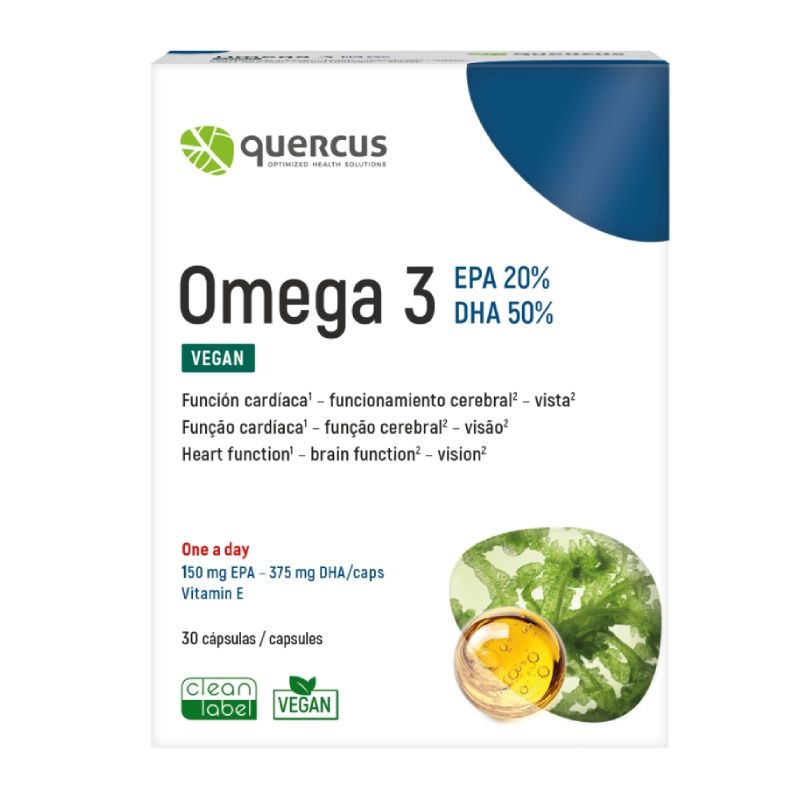 QUERCUS OMEGA 3 VEGAN 30 SOFTCAPS