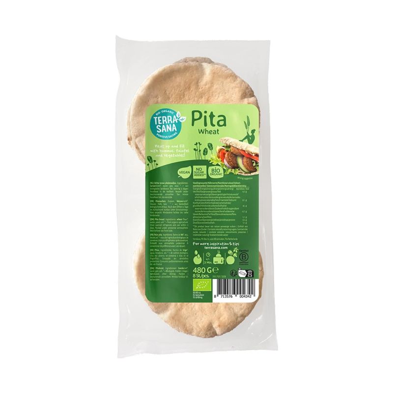 TerraSana Pan Pita de Trigo 480 g