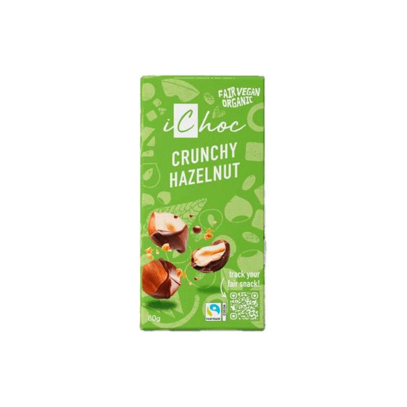 ICHOC CRUNCHY HAZELNUT 80 G