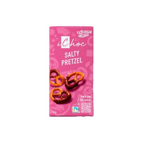 ICHOC SALTY PRETZEL 80 G